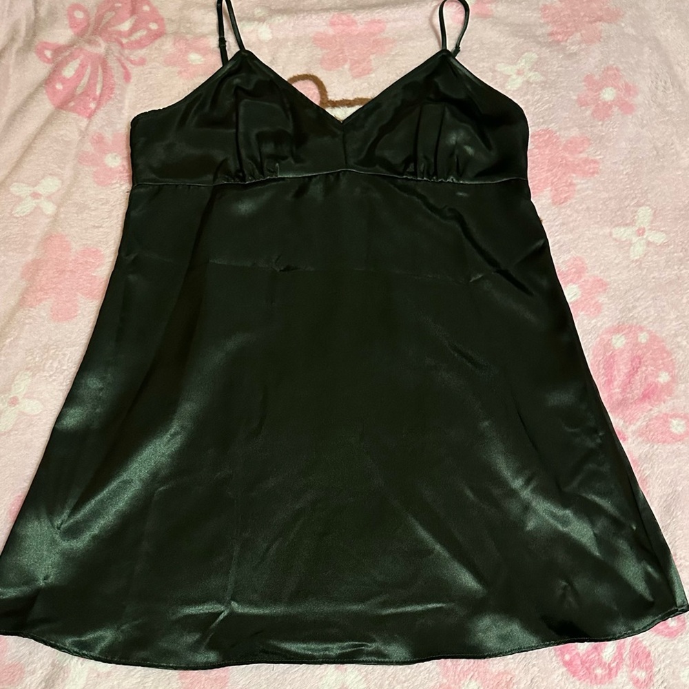 Chelsea & Violet Dark Green Mini Dress